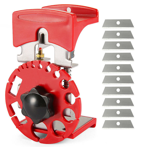 Manual Cable Stripper, Manual Wire Stripper, Copper Stripper, Adjustable Depth Portable Wire Stripper with 10 Blades
