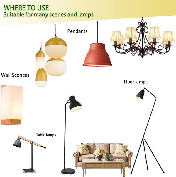 2-pack LED-lamps E27 12W equivalent to halogen 100W–120W Suitable for table lamps Not dimmable Gold Warm Light (3000K)