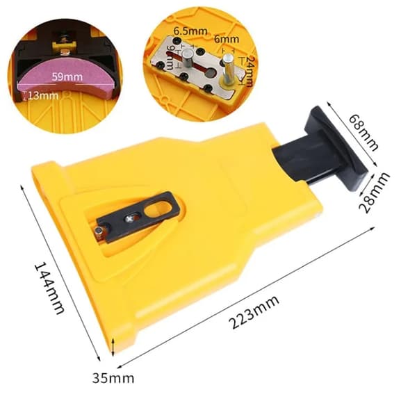 Portable Chainsaw Sharpener – Universal Sharpening Tool, Efficient Chain Sharpening
