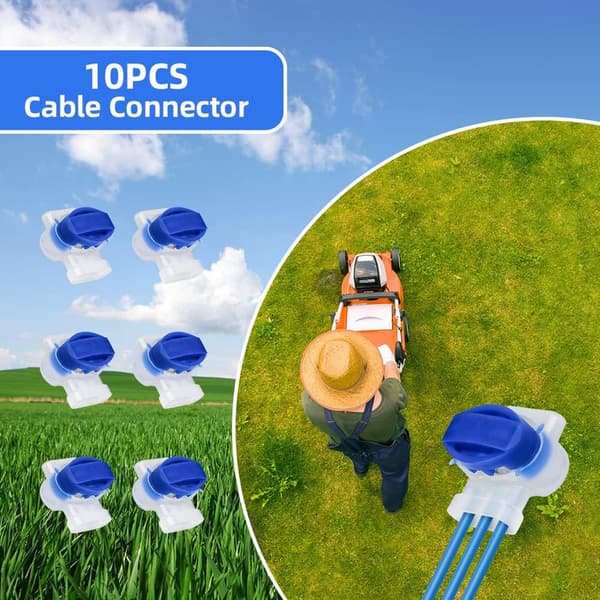 Stykker harpiksfylte kabelkontakter for robotgressklippere 30pcs