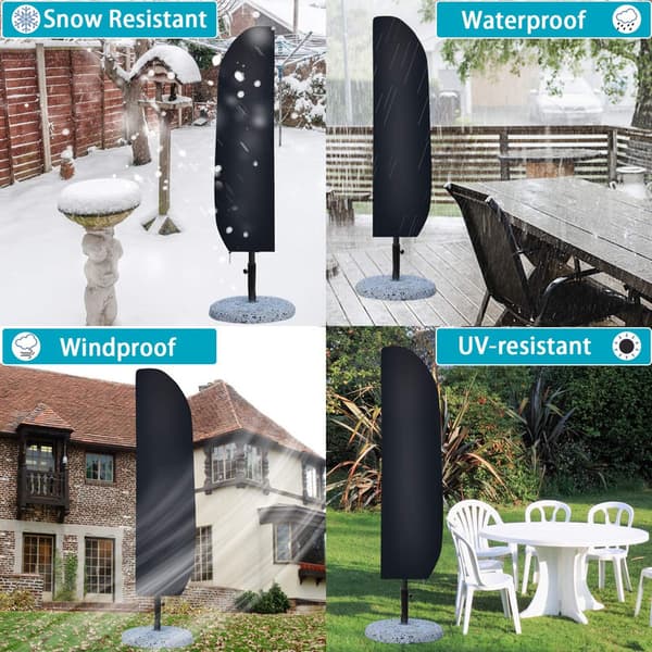 Parasol Cover / Rain Cover for Parasol 280 x（30*81*45）cm