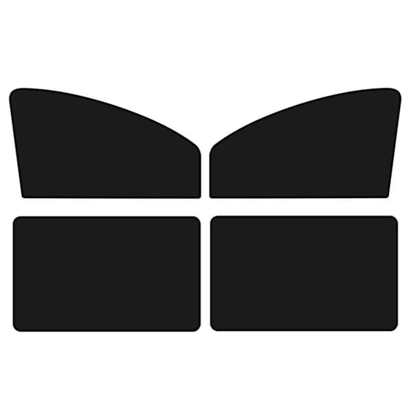 4-Pack Car Window Sun Shades - Universal Sunshade with UV Protection, Privacy Protection & Light Blocking