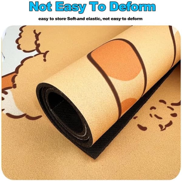 3D Optical Illusion Doormat - Crack Pattern Carpet Non-Slip, Absorbent, Dirt-Resistant, Suitable for Bathroom, Hallway, and Kitchen A