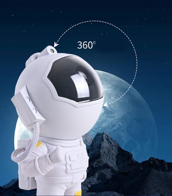 Galaxy Nattlampe / Romlampe Stjerneprojektor med timer og fjernkontroll