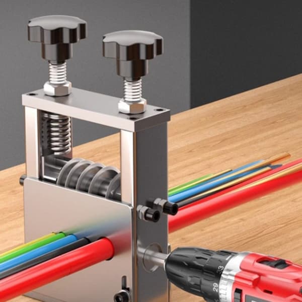 Manual Wire Stripping Machine - Portable 6-Hole Hand-Operated Wire Stripper for 1.5-15 mm Wire