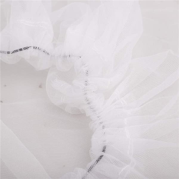 4-Pack Rain Barrel Protection Net White Adjustable Drawstring Protects Against Leaves And Mosquito Larvae 80cm