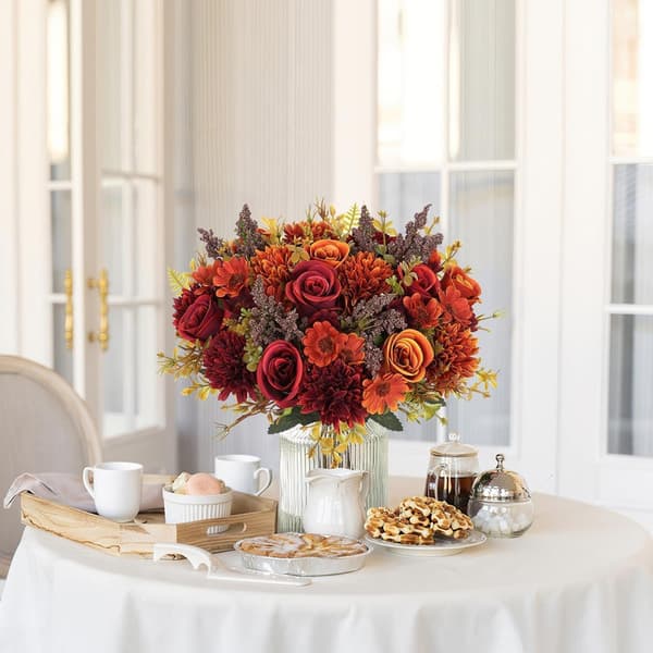 Artificial Hydrangea Rose, Artificial Rose for Wedding Bouquet, Flower Arrangement, Table Decoration, Home Party, Decoration