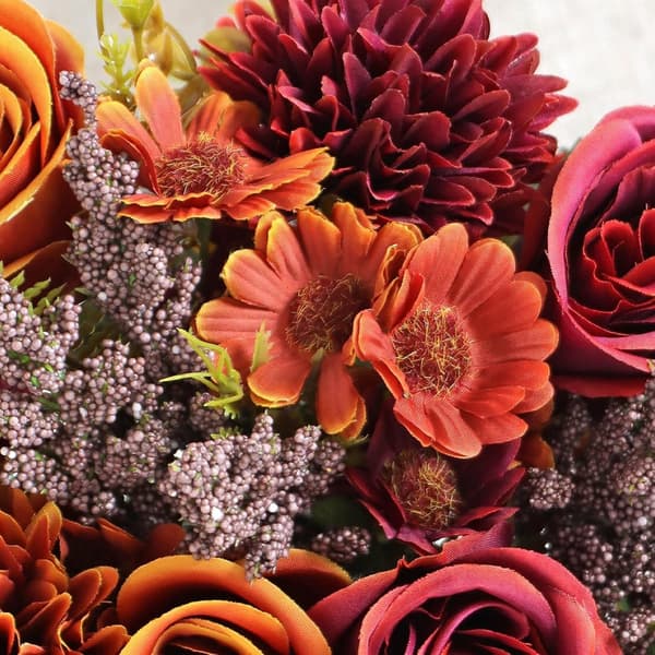 Artificial Hydrangea Rose, Artificial Rose for Wedding Bouquet, Flower Arrangement, Table Decoration, Home Party, Decoration