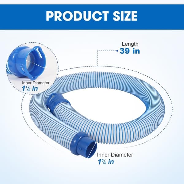 Zodiac MX6/MX8 Reservedel – 100 cm Twist Lock Slange R0527700 til Poolrenser