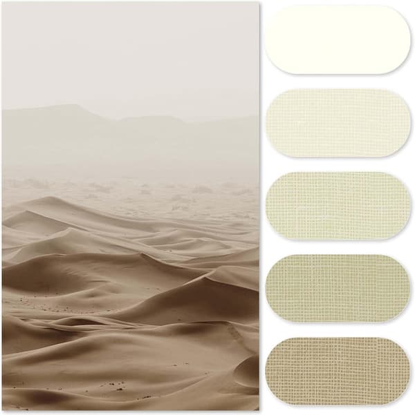 Dusjforheng med gradient – 180×180 cm – vaskbart tekstilstoff – moderne fargestripet design – vannavvisende polyester (beige)