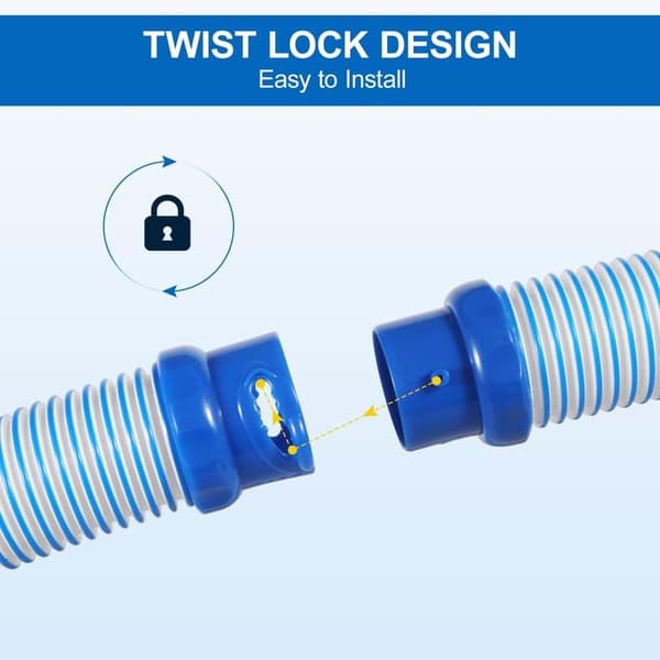 Zodiac MX6/MX8 Reservedel – 100 cm Twist Lock Slange R0527700 til Poolrenser
