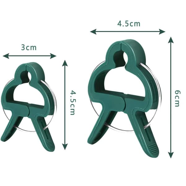 Plant Clips / Clips for Plant Support Trellis 50-pack 3cm x 4.5cm