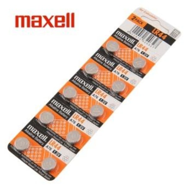 Maxell, Knappcellsbatteri 10-pack LR44