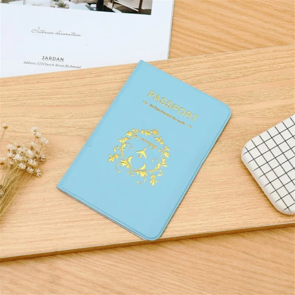 PU-läder cover Söt visitkortshållare Fodral för reseplånbok Ryska Nederländerna Case Kvinnor Rosa Organizer Handväska 1PC