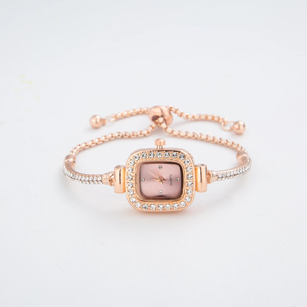 2023 Söta armbandsklockor för kvinnor Watch Mode Quartz Rostfritt stål Damarmbandsur för gratis frakt shown in figure(.581)