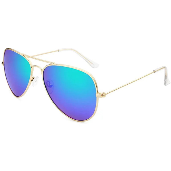 Mode polariserade solglasögon för kvinnor Män Retro Big Frame Beach Solglasögon Lady Pilot Solglasögon Kvinnliga körskydd för kvinnor Polarized Silver High Quality