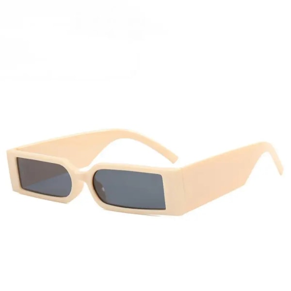 Fyrkantiga solglasögon Mode Sommar Vintage Retro Punk Rektangel Solglasögon Glasögon Nyanser Jelly Färger Oculos De Sol A1