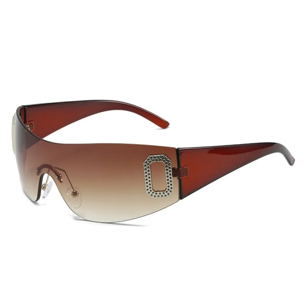 Modedesigner Solglasögon Dam Lyx Trendiga y2k Solglasögon Kvinna Shade Rosa glasögon Goggle 2000-talet lentes de sol mujer gradient tea(.283) as shown(.283)