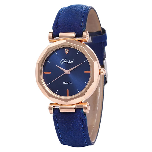 Damklockor Lyxigt läder Casual Watch Quartz Armbandsgaranterade klockor Kristallarmbandsur Reloj Mujer Zegarek Damski BU