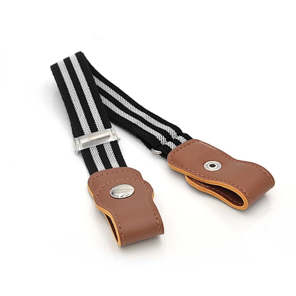 Enkelt Bälte Utan Spänne Elastiska Bälten För Dam Stretchrem Herr Jeans Cintos Utdragbar Barn Pojkar Flickor Cinturon Mujer-rem stripe belt 85-120cm