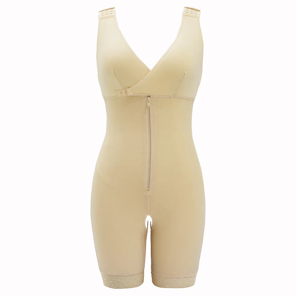 Bodysuit för kvinnor Waste Trainer Helkroppsbindare Shapers Plus Size Shapewear Slimming Sheath Magen Lårtrimmer Waisttrainer Khaki XL