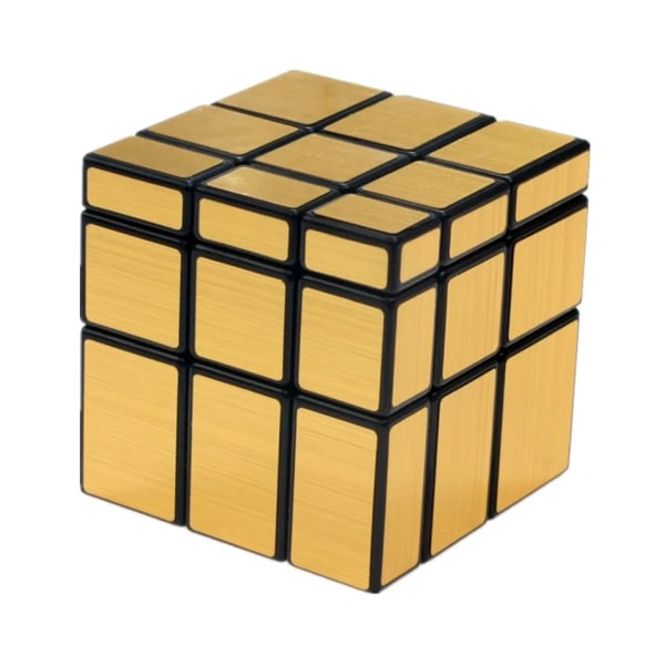 ShengShou 3x3 Mirror Magic Cube professionell 3x3x3 Guld & Silver cubo magico Puzzle Speed ​​klassiska leksaker White Slilver