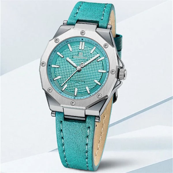 NAVIFORCE Quartz Läder Armband Lyx Kvinnor Enkel Populär Watch Vattentät Kvinnor Klockor Kvinnor Watch Mujer RGBEO-BOX