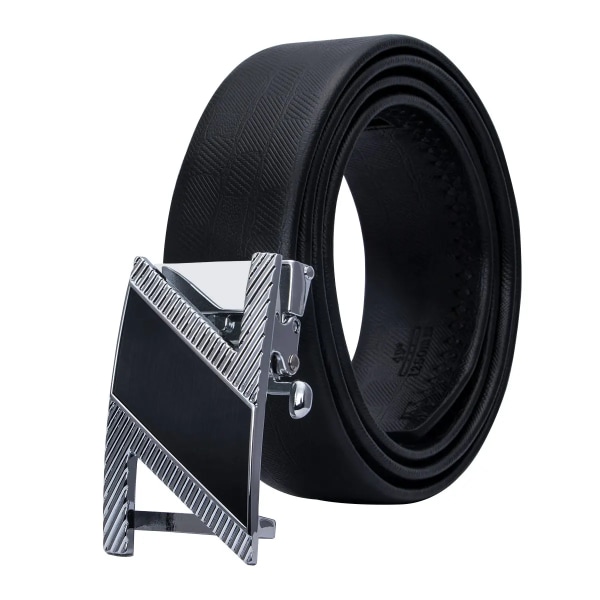 2019 Herrbälten Lyxigt nötskinnsbälte för män Mode Automatiskt spänne för jeans Man cintos DK-0089 D-0054 130cm