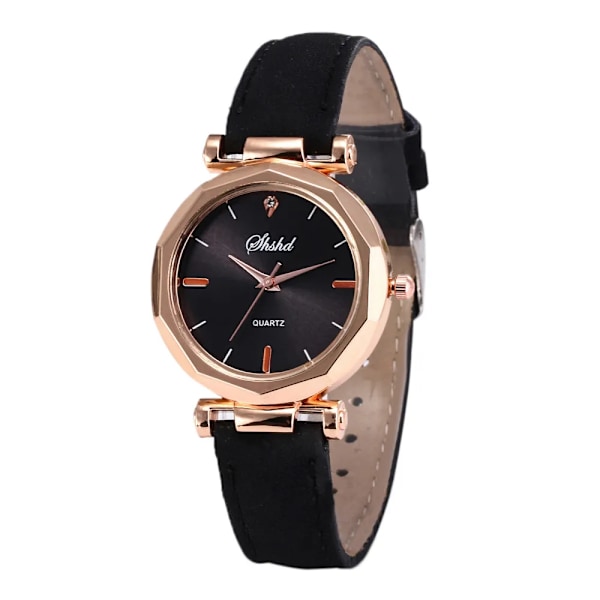 Damklockor Lyxigt läder Casual Watch Quartz Armbandsgaranterade klockor Kristallarmbandsur Reloj Mujer Zegarek Damski BK