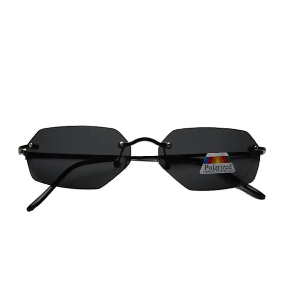 2021 100 % Titanium Matrix Neo Style Polarized Solglasögon Ultralätta Båglösa Män Körning Brand Design Solglasögon Oculos De Sol A2 Polarized
