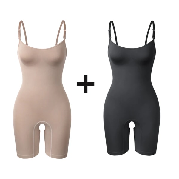 Shapewear för kvinnor Waist Trainer Seamless Body Shaper Briefer Faja Tummy Control Butt Lifter Black 1pc Nude 1pc L