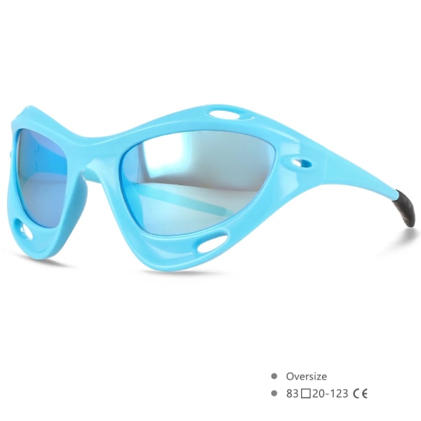 55381 Nya Y2K Solglasögon Män Sport Trendiga Produkter Dam Outdoor Solglasögon Dam Glasögon Driver Goggles Uv400 Blue china