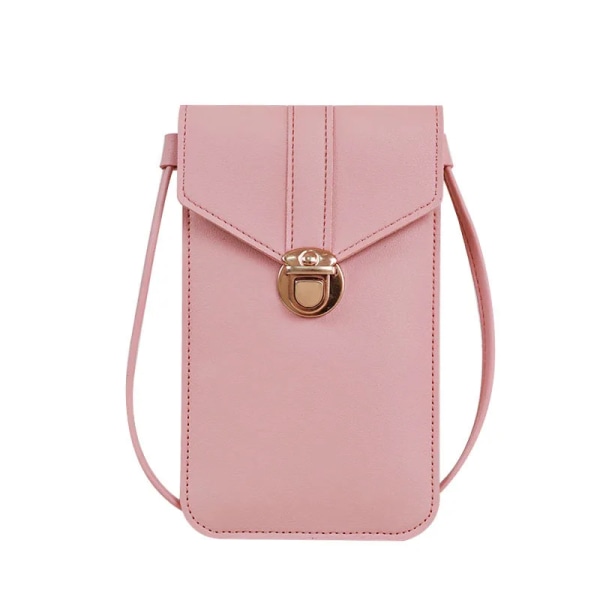 Silver Mobiltelefon Miniväskor Små Clutches Axelväska Krokodilläder Kvinnor Handväska Svart Clutch Handväska Handväska Flik Pink 2