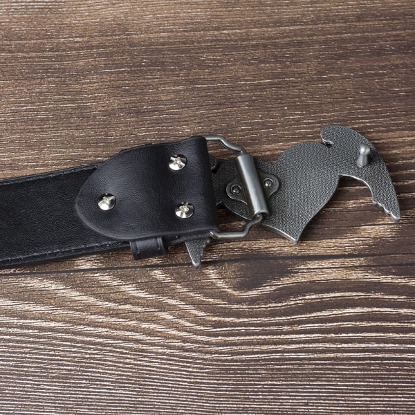 Zency Hollow Out Dambälte 100 % äkta läder Högkvalitetsnålsspänne Modedekorativa jeansbälte Svart Vit Kaffe coffee 110cm