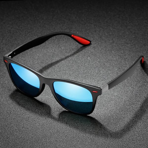 1 ST Klassiska polariserade solglasögon Herr Dam Märkesdesign Körning Fyrkantig ram Solglasögon Man Goggle UV400 Gafas De Sol C