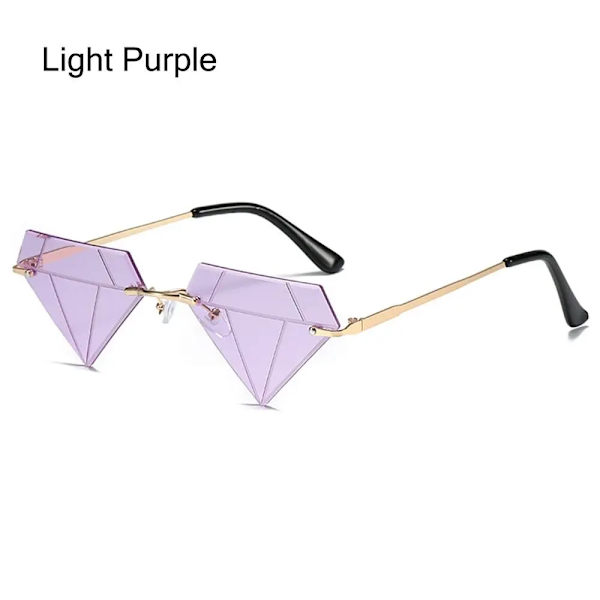 Cykelsolglasögon i molnform utan båg med blixthänge Dammärkesdesigner Lyx Rolig UV400 solglasögonskydd D-3