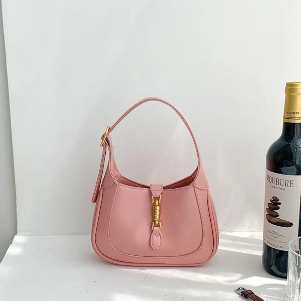 Nya damväskor Högkvalitativ Messenger Bag Trend Design Damaxelväska Matchande mode PU-läderhandväska Pink