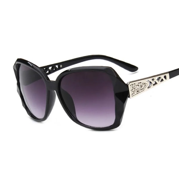 Mode Fyrkantiga Solglasögon Kvinna Lyxmärke Stora Lila Solglasögon Kvinnliga Spegelskärmar Dam Oculos De Sol Feminino Champagne