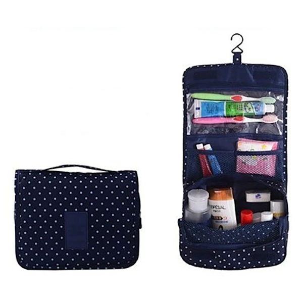 Badkar Hängande Resor Herr Toalettväska Hane Vattentät Organizer Nylon Necessaire Sminkväska Neceser Kosmetiska väskor Kit Tibetan Youth dots