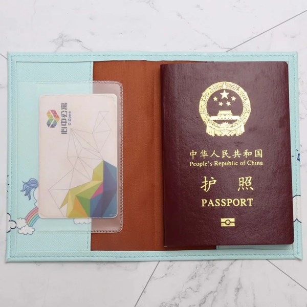 Ny högkvalitativ Unicorn resepasshållare Cover på case för kvinnor män Adventure porta passaporte passport passport Type 1