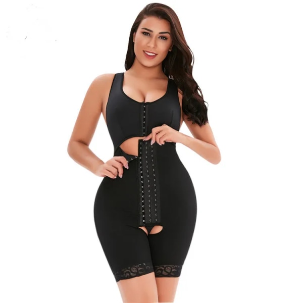 Kvinnor Body Shaper Post Fettsugning Gördel Bodysuit Väst Midja Shaper Reductoras Shapewear Body Shaper Bodysuit Skin D1628 M