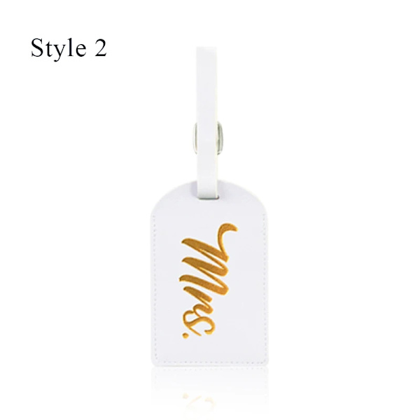 Par Pass Mapp Pass Cover Resedokument Väska Bröllopspresent Mr Fru Brev Utskrift Enkel PU case style 2