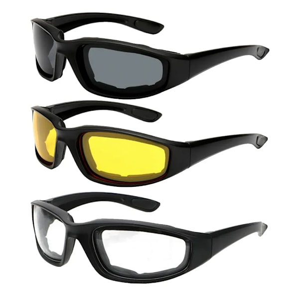 Flexibla anti-dimma skyddsglasögon unisex vuxen UV400 för utomhussport Säkerhet Motocross dammglasögon Vindtäta bikerglasögon Gray