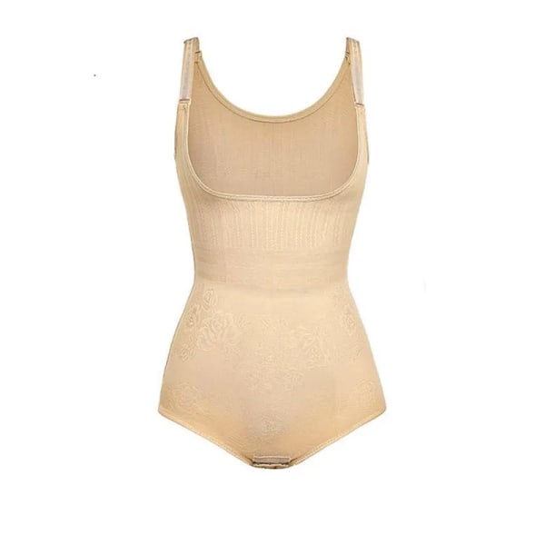 Kvinnor Body Shaper Slimming Underkläder Bodysuits Midja Korsett Push Up Väst Mage Post Natal Postpartum Shapewear Beige L