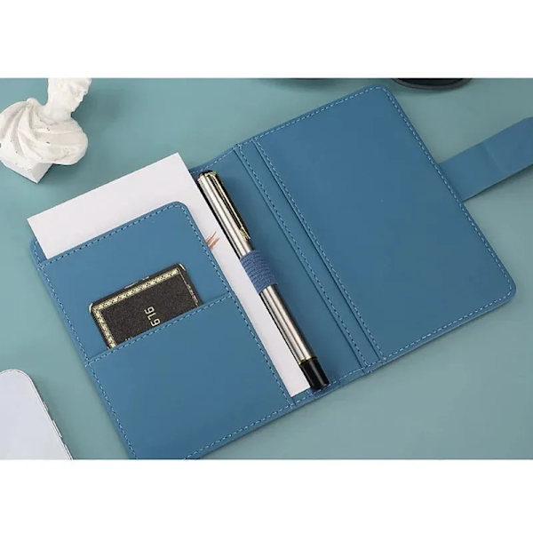 Cover CASE - läder Man Kvinnor Resepasshållare med kreditkortshållarfodral Case style2(.1799)