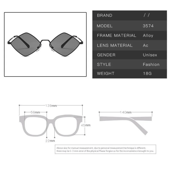 Punk Solglasögon Dam Märkesdesigner Small Square Steampunk Solglasögon Män Metallram Körning Glasögon gafas de sol mujer black yellow A