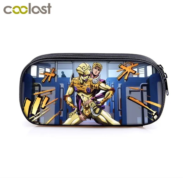 Anime Jojo Bizarre Adventure / Killer Queen Kosmetikfodral Pennhållare Pojkar Flickor Stationär väska Skolmaterial Case dqbbjojo12