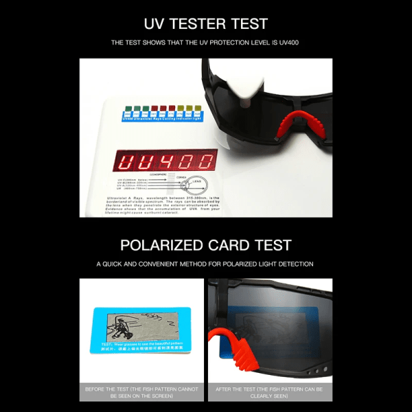 Polariserade Mountainbike Cykelglasögon Utomhussport Cykelglasögon UV400 Män Dam Sportsolglasögon med 3 linser alternativ C21 with 1 lens Same as Photo
