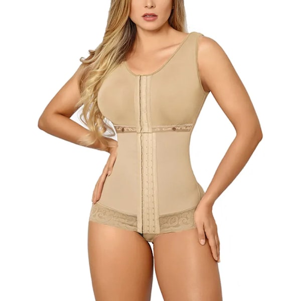 Kvinnor Butt Lifter Skims Shapewear och midja BH för klänningar Viktminskning Magekontroll Bbl Shorts Waist trainer Slimming Shaper Tan M