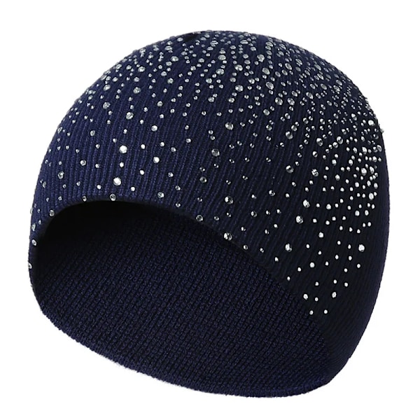 Nya Vintermössor för Kvinnor Män Beanies Stickade Enfärgade Coola Mössor Flickor Höst Kvinnlig Beanie Varma Bonnet Casual Keps black bronzing
